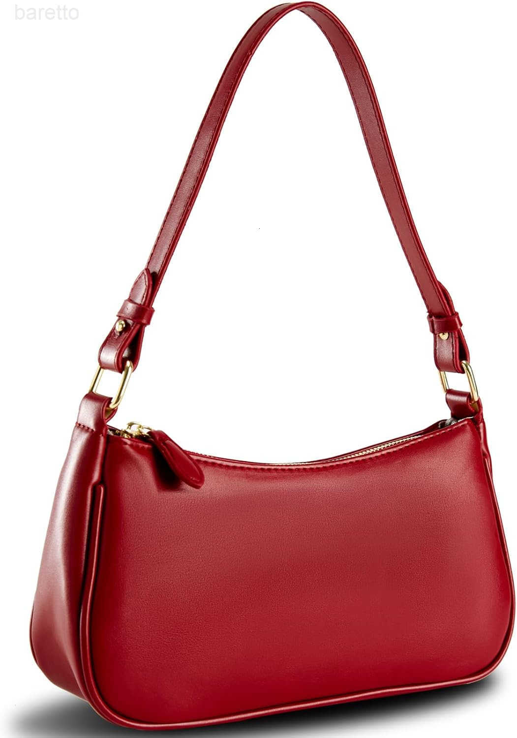 Crescent Shoulder Bag for Women Trendy Tote Handbag Purse Vegan Leather Clutch Handbag with 2 Removable Straps M250904