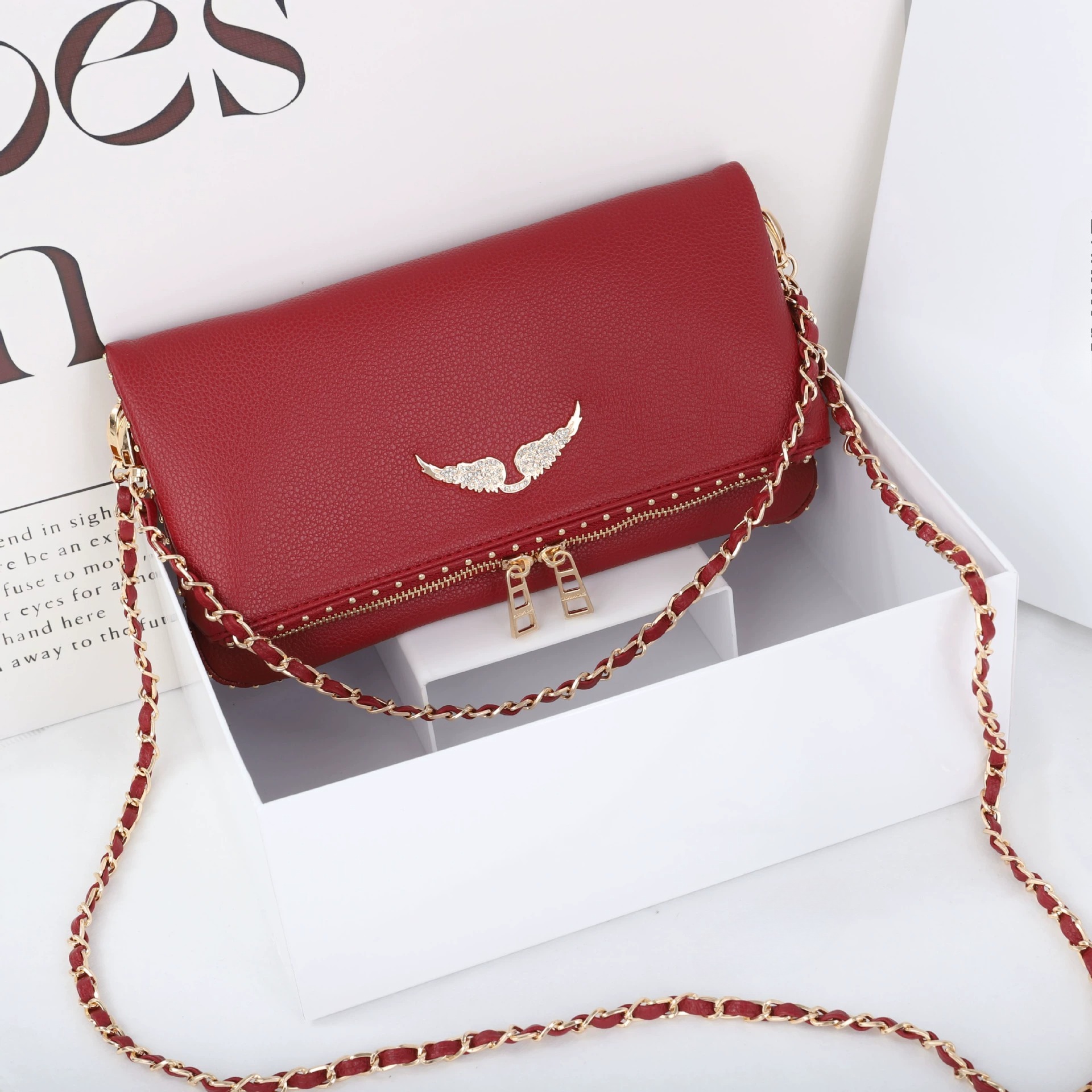 Top tier celebrity designer bag zadigandvoltaire rock clutch luxury bag tote bag purse sac handbag tasche luxe tas dhgate zadigevoltair e3c e2
