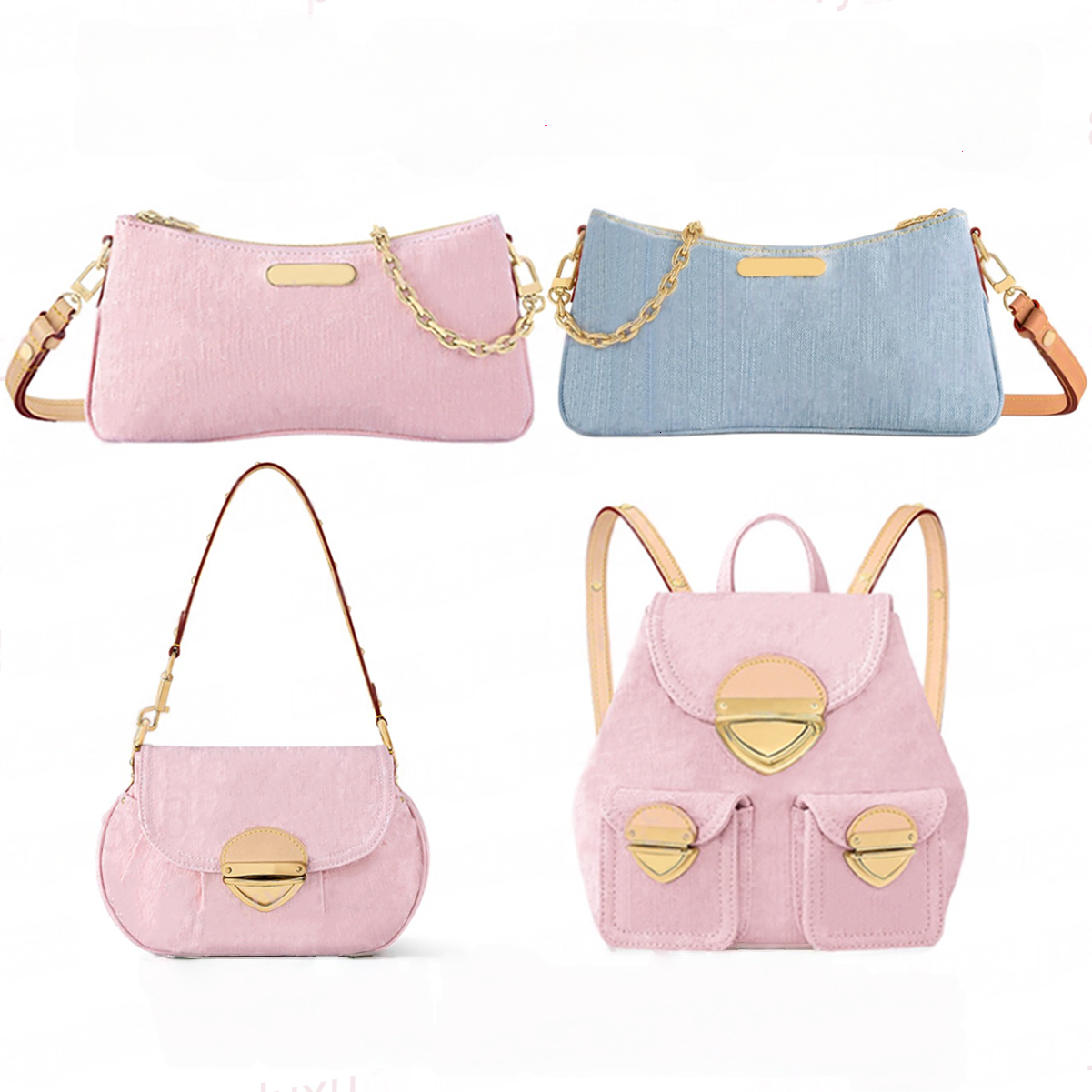 2025 New Pink Designer Bag Shoulder Bag Luxury Bag designer bags for women handbag Purse denim bag Underarm bag Crossbody Bag Pink Crossbody designer bags