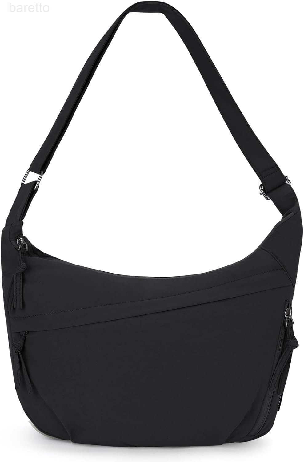 Polyester Crescent Casual Crossbody Bag for Women Shoulder Tote Handbag Sling Dumpling Purse Bag for Outdoor Travel M250903