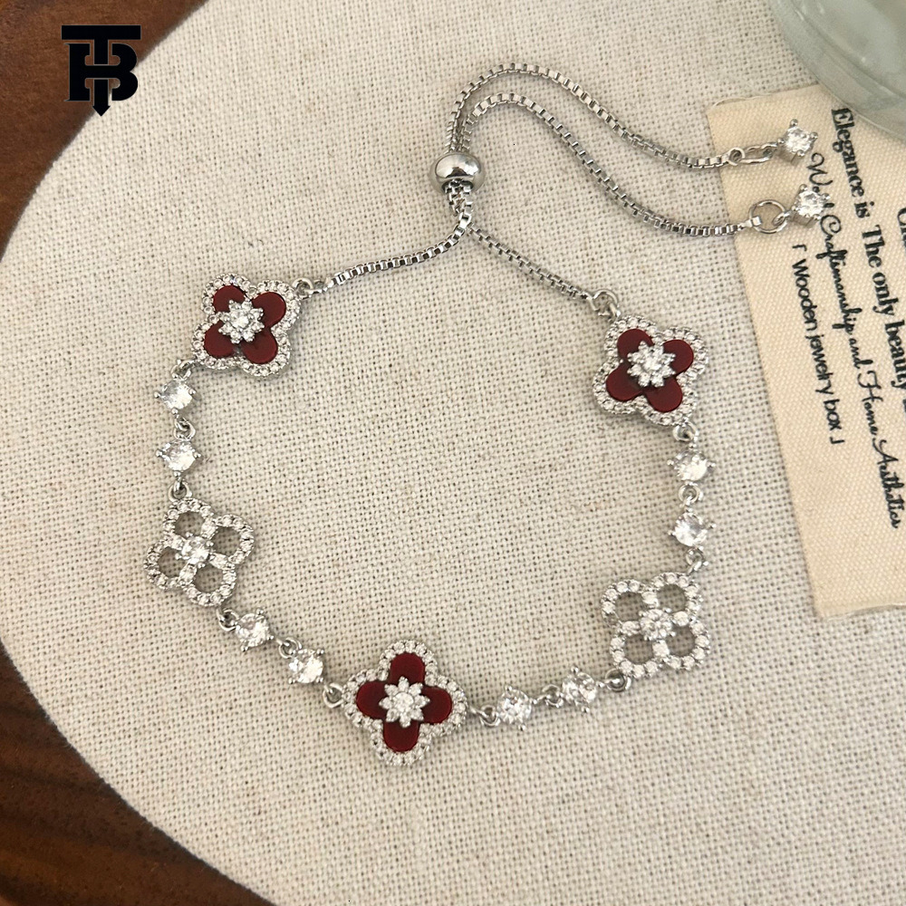 TB BHULAMTE For Women Offers Light Luxury High-end Fashionable Multi-purpose Daily Commuting Zircon Bracelet With A Simple And Niche Design Sense Z260