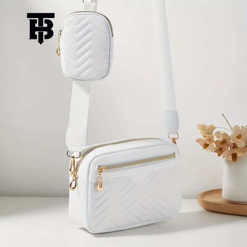 TB BHULAMTE Designer Women's Single-shoulder Bag 2025 New Wave Embroidered Front Zipper Crossbody Bag Camera Bag Casual Mobile Phone Bag Coin Wal