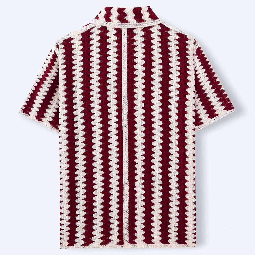 Men's Clothing Manufacturer Higher Quality French Collar Single-Breasted Short Sleeve Polo Shirt