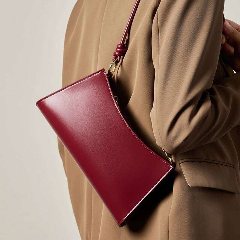 Toptrends Smooth Genuine Leather Underarm Shoulder Bags For Women 2025 Designer Evening Party Purses Cute Ladies Handbags