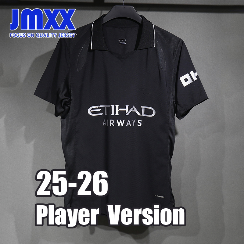 JMXX 25 26 ManES CityES occer Jersey Away Pre Match Training Mens Jerseys Uniforms Football Shirt 2025 2026 Player Version