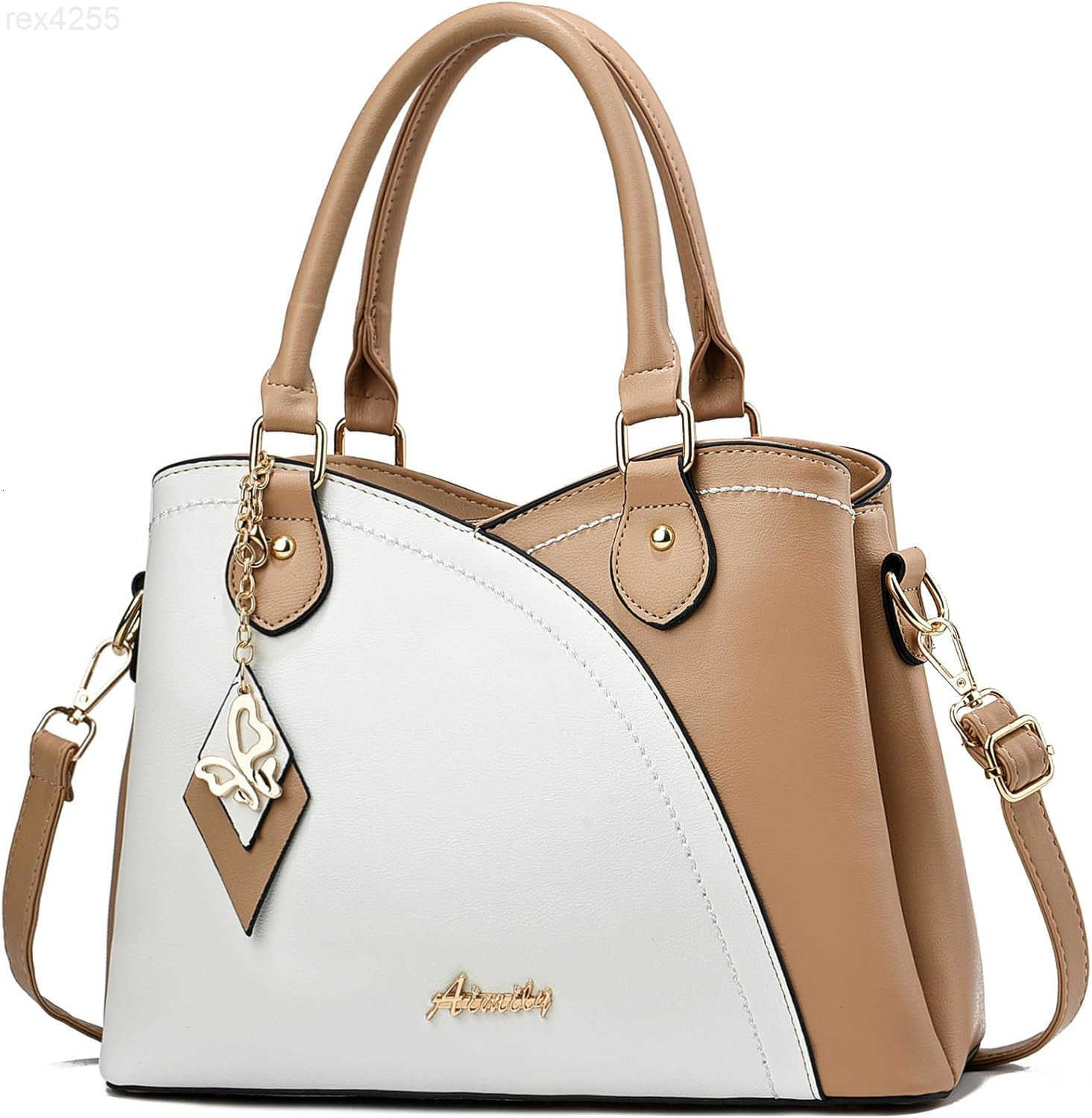 Purses and Handbags for Women Tote PU Leather Ladies Satchel Top Handle Crossbody Shoulder BagW250903
