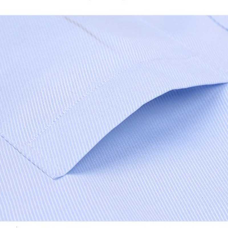 Social Formal French Cuff Long Sleeve Men Shirt Wedding Party Office Work Mens Dress Shirt Solid Color White Shirts Business 6XL X250903