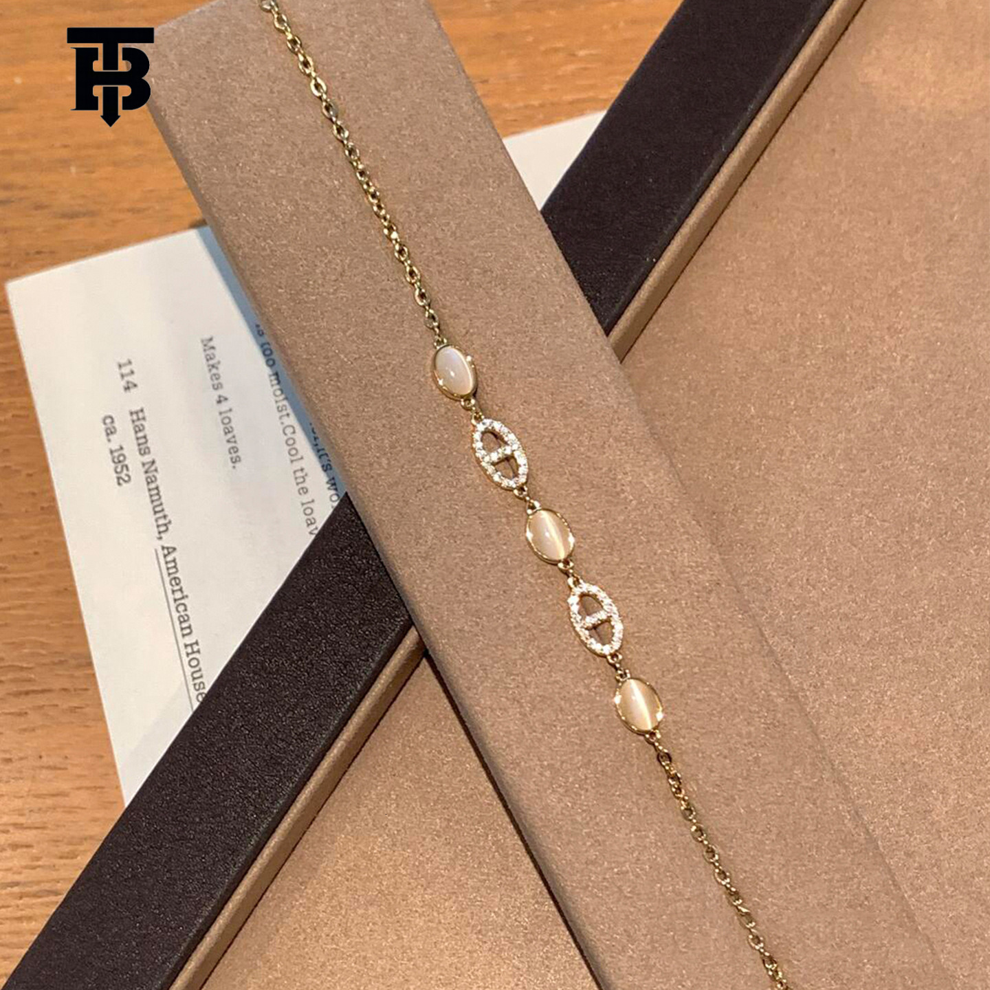 TB BHULAMTE Designer Lady Diamond-encrusted Oval Bracelet Light Luxury, High-end Feel Elegant Bracelet Korean Style Sweet Hand Jewelry Wholesale In Ni