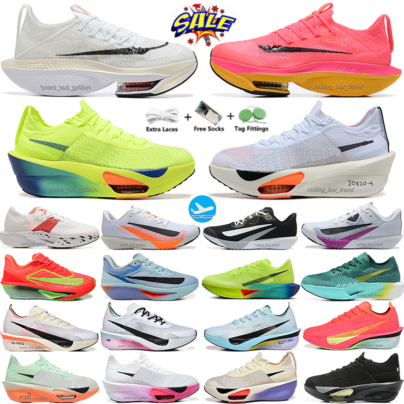 Designer Alphaflys Running Shoes NEXT% 2 3 Fly 6 White Pure Obsidian Mist Gridiron Blueprint Ekiden Pack Volt Concord Foam Cave Purple Sail Crimson Tint size 36-45