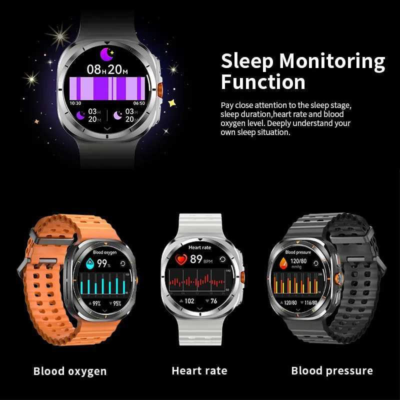 2025 Vwar Watch 7 Ultra 47mm Smart Watch IP68 Waterproof etooth Call Compass Smartwatch for Men Women 143 AMOLED SnXJ250903