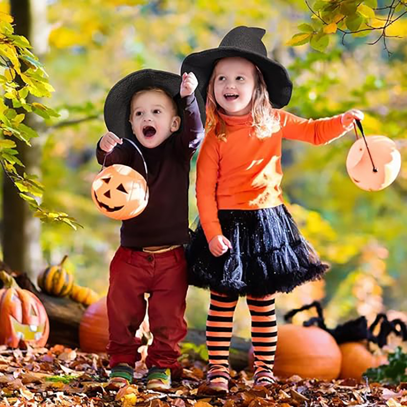 Halloween Witch Hat Women's Wide Brim Foldable Halloween Wool Hat Party Cosplay Costume Accessories