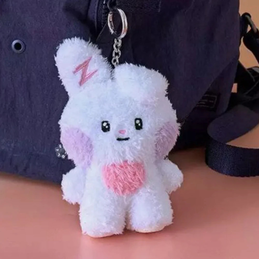 Kpop ZB1 Doll Keychain 12CM Zeroni Cartoon Cute Plush Doll Pendant Bag Accessories Key Ring ZhangHao HanBin Ricky Fans Gift250908