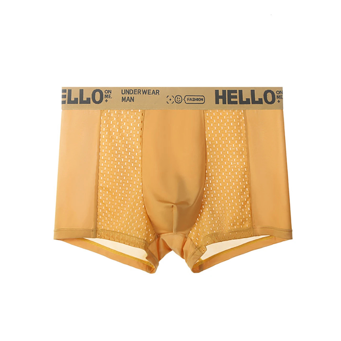 3PCSLOT Mens Underwear Breathable Mesh Man Underpants Male Thin Sexy Boxers Men Panties Boxer Shorts Ice silk 250902