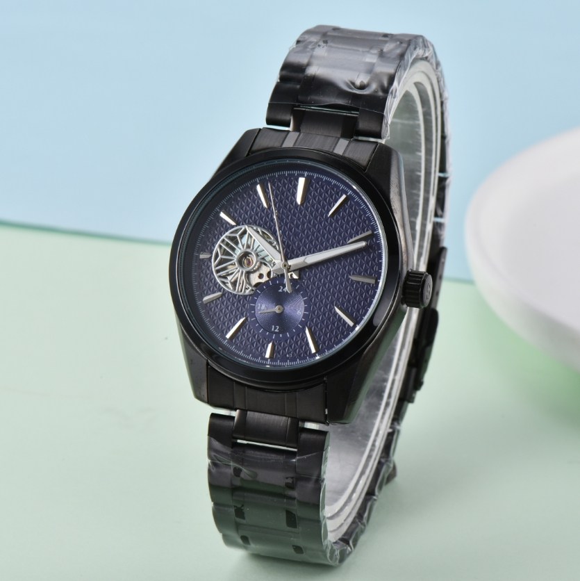 NEW mens SEIKOity Automatic movement wristwatches High quality luxury stainless steel wristwatch PRESAGEity Hollow out luminous watch #131