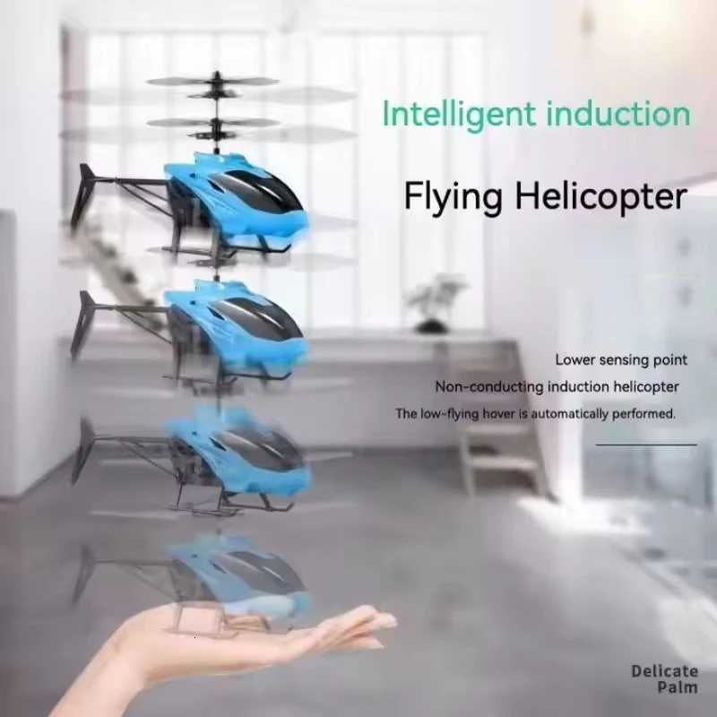 Rechargeable Mini RC Drone Remote Safe Fallresistant RC Helicopters Drone Children Toys G250903