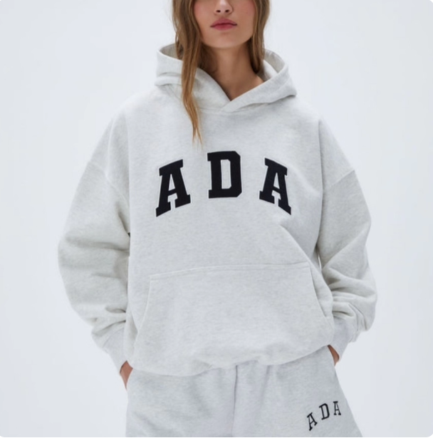 Adanola hoodie Relaxed fit Sport Laidback with Designer pullover women clothes Sportswears Round neck letter printed long sleeved sweatshirt Fashion T-shirt