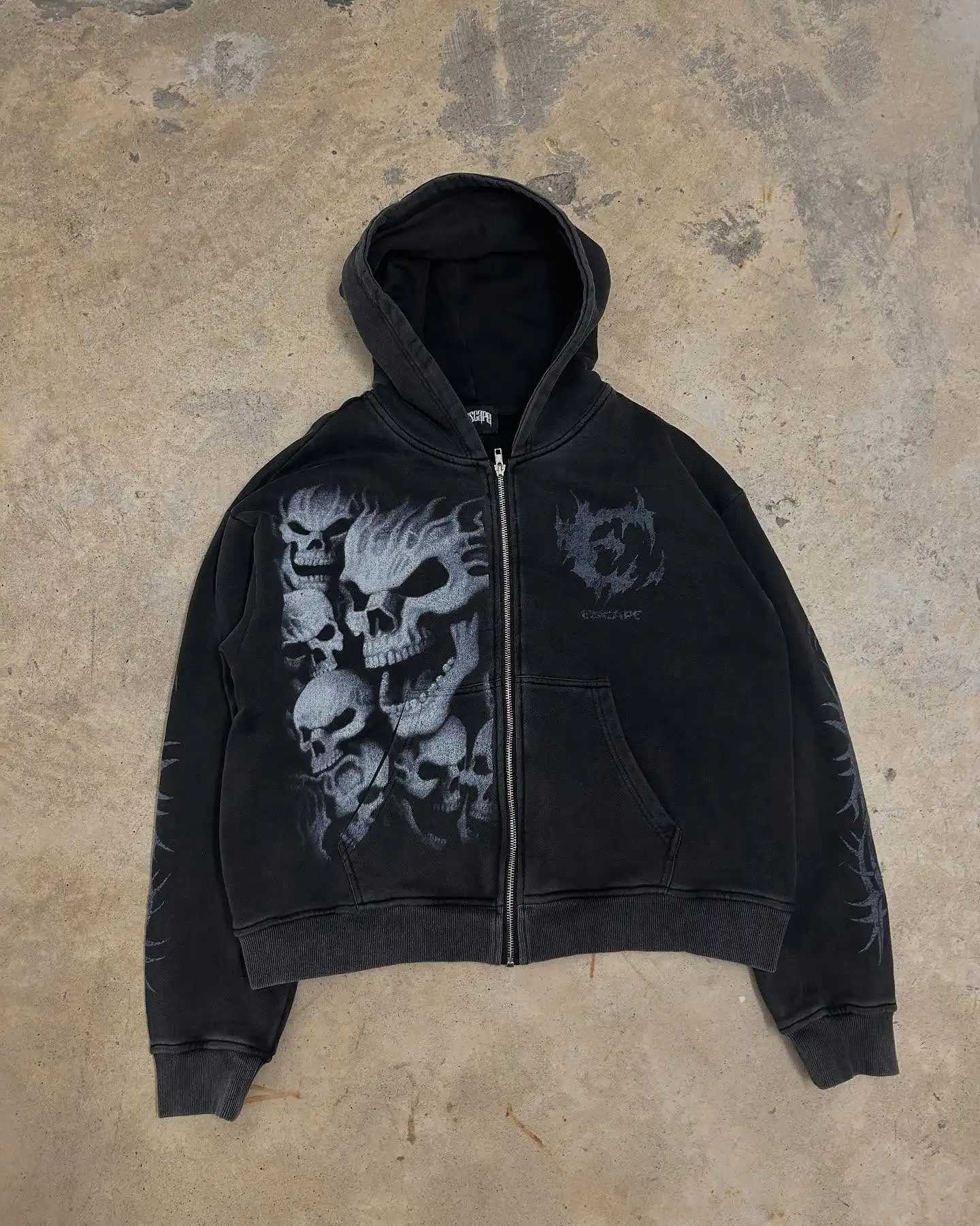 Harajuku Hip Hop Streetwear Sweatshirt Escape Hoodie Women Tops Goth Casual Grunge Oversize Hoodie Men Clothing Y2k Clothes W250903