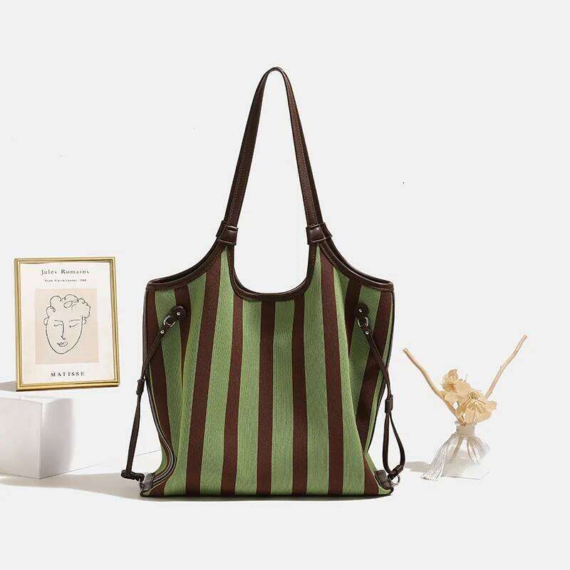 SEMALAYA Trend Niche Fashion Canvas Women 2025 New Underarm With Large Capacity Commuter Tote Bag