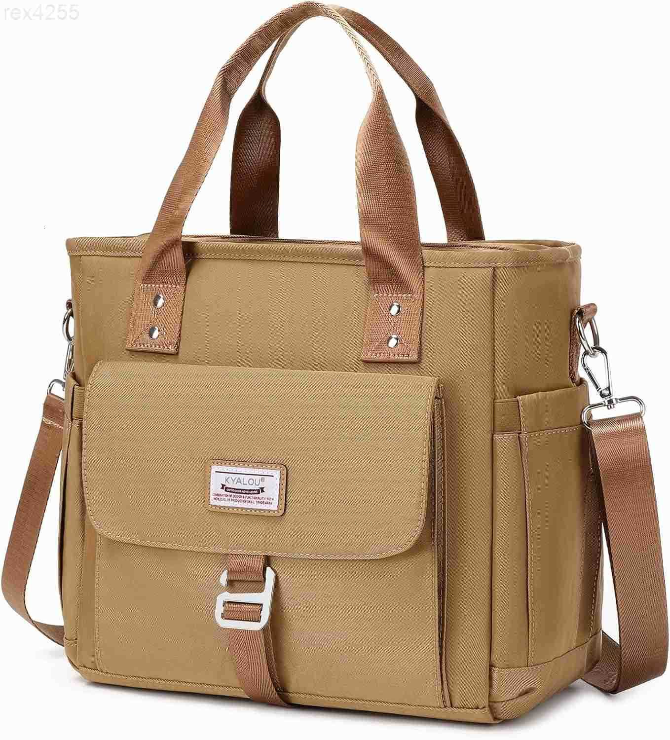 Medium Tote Purse Bag for Women Nurse Bag for Work Teacher Tote Bag Waterproof Nylon Crossbody HandbagW250903