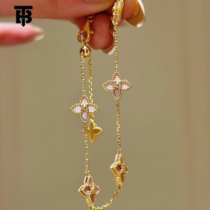 TB BHULAMTE Lady French Mother-of-pearl Pendant A Light Luxury High-end Bracelet, Fashionable Versatile And Elegant Jewelry Niche Z260313