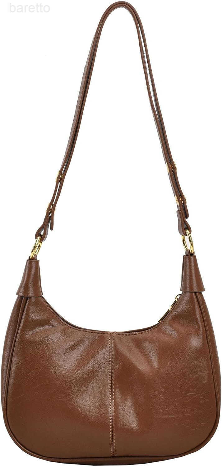 Small Hobo Bag for Women Retro Crescent Shoulder Purse Fall Soft Crossbody Handbag 2025 M250903