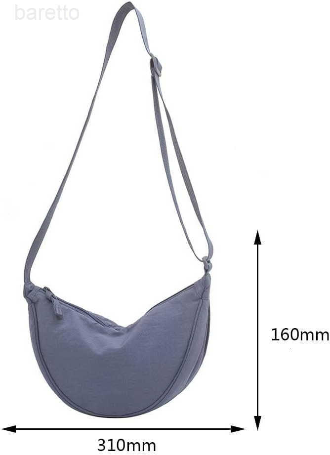 Crescent Womens Nylon Crossbody Hobo Sling Bag Lightweight Small Shoulder Purse M250903