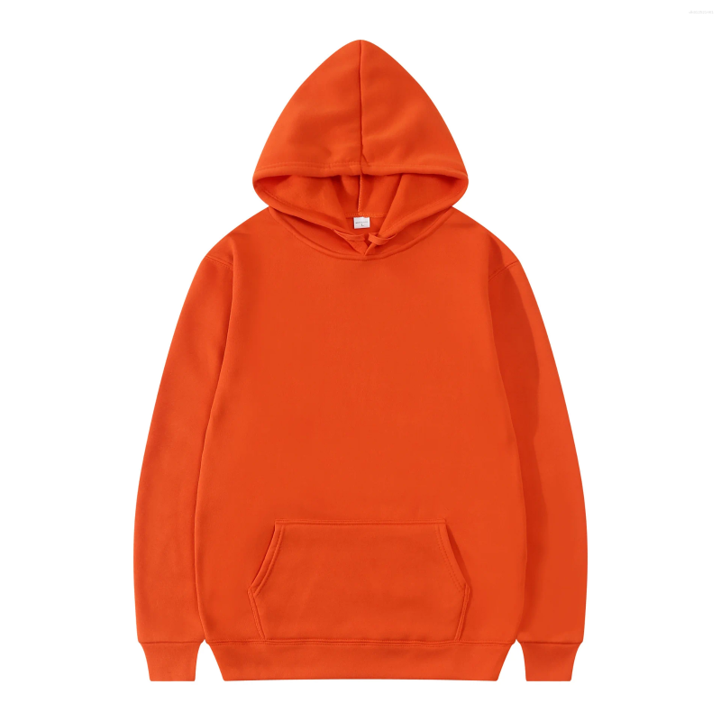 Men's Hoodies Fashion Women Pullover Spring Autumn Casual Hoodie Sweatshirts Solid Color Oversize Black Sweatshirt F