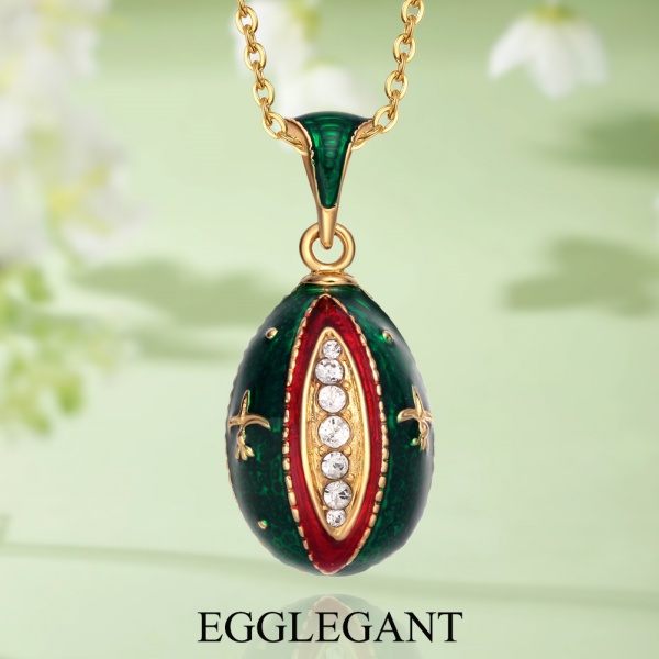 Necklace & pendant Multi-colored enamel iris pendant EL22-7