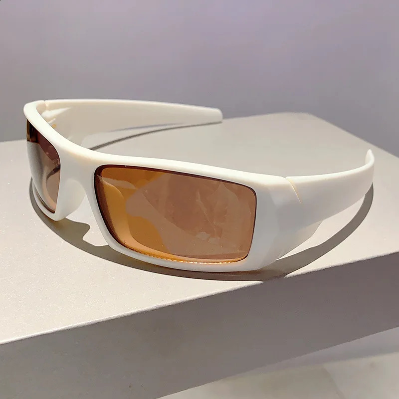 Y2K Punk Sunglasses Cool for Women Men Outdoor Sports Fashion Wrapped Round Trend n Shade Eyewear 250903