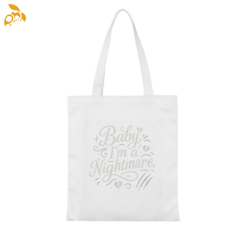 Customized handbags with free shipping cute fashion and casual trend Leisure designer's lightweight niche high-quality black full-printed canvas 