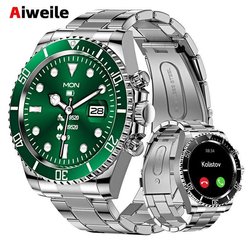 Smart Watch Man Aiweile AW12 HighEnd Luxury Smartwatch Fitness Tracker Sport Business etooth Call for Xiomi IOS DIY FacesXJ250903