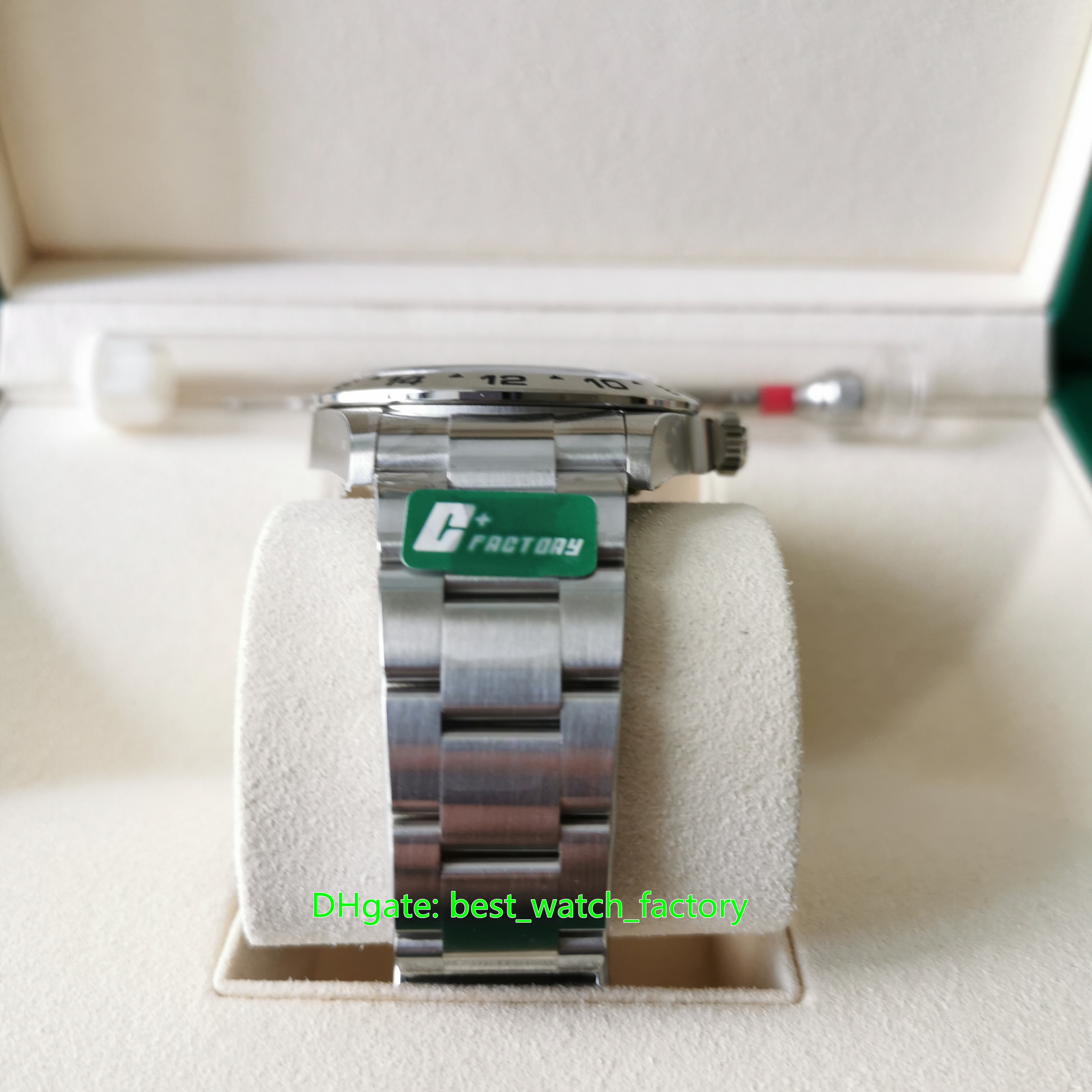 C+ Factory Mens Watch Super Quality 42mm 216570 GMT 904L Steel LumiNova Sapphire Watches Power Reserve CAL.3285 Movement Mechanical Automatic Men'