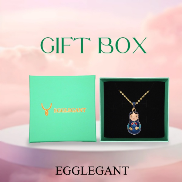 Necklace & pendant Cute doll with Easter elements Christmas adaptation pendant EL22-6