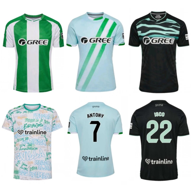 2025/26 ANTONY Real Betis Soccer Jerseys 2026 ISCO NATAN EZ ABED BAKAMBU V. GOMEZ Shirt Mens RIQUELME C.HERNANDEZ LO CELSO PABLO G. Football uniform Kids kit