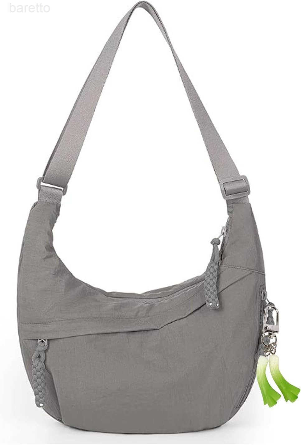 Nylon Hobo Crescent Crossbody Bag for WomenDumpling Bag Moon Shoulder Bag M250903