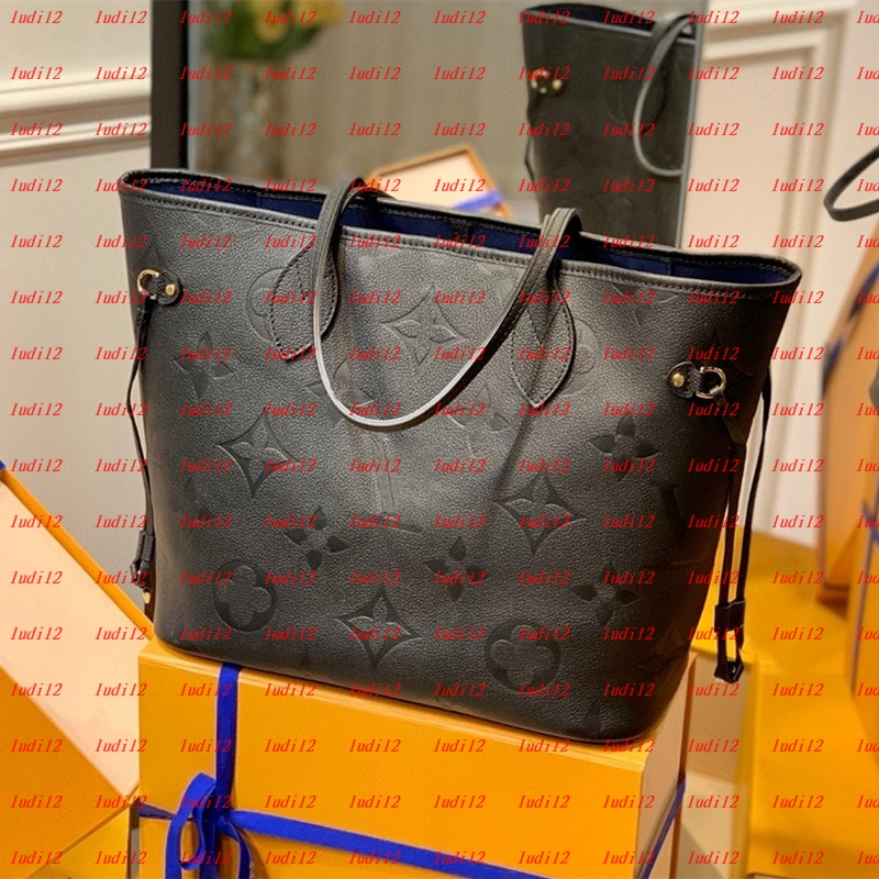 Real cowhide neverfulltote MM Designer Bag 2pcs shopping bag Womens crossbody shoulder bag leather mirror quality handbag Luxury bag tote Composite Bag wallet