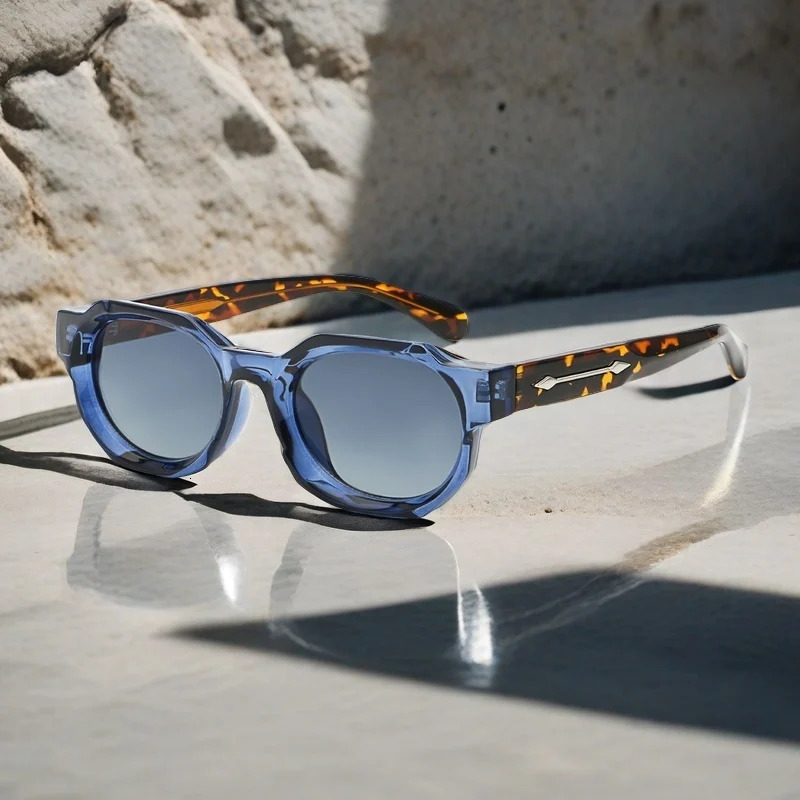 CATERSIDE Retro Punk Square Sunglasses Men Vintage Thick Frame HighQuality Womens Sun Glasses Party and Holiday Travel Eyewear 250902