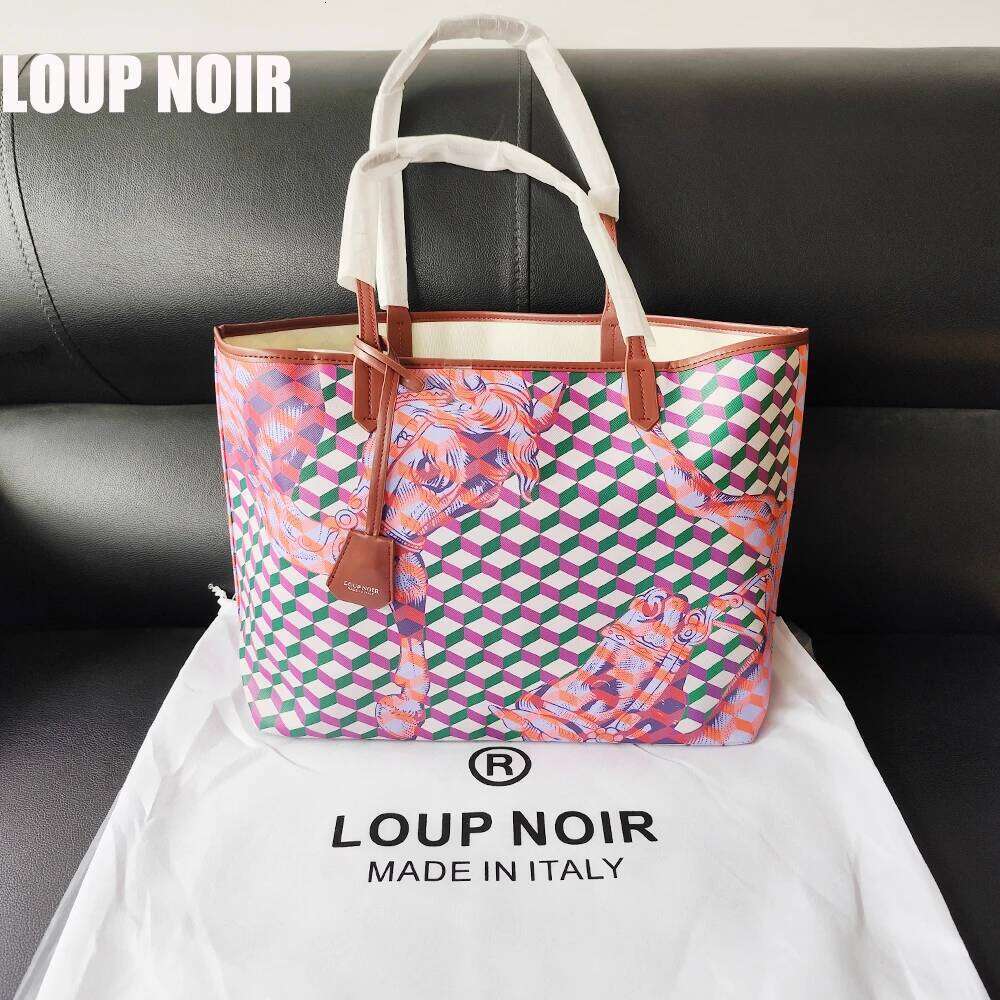 LOUP NOIR New Tote For Famous Brands Bag Casual Totes Large Capacity Noir Bag Shoulder Women Bags High Quality