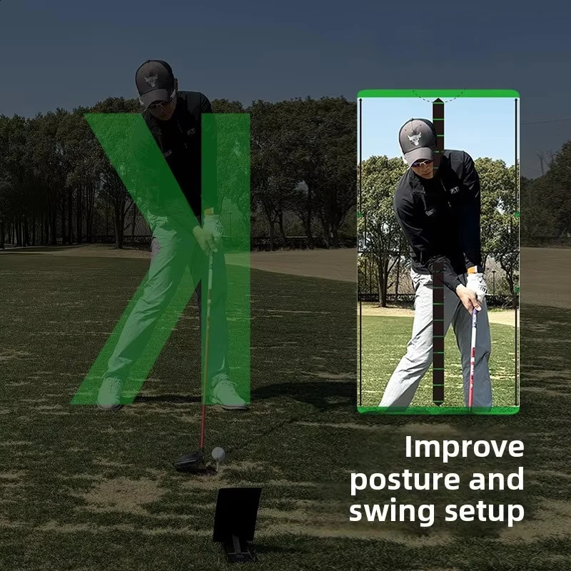 Mini Golf Putting Mirror Golf Putter Practice Eye Line Posture Correction Alignment Training Aid Tool Golf Accessories Supplies 250903