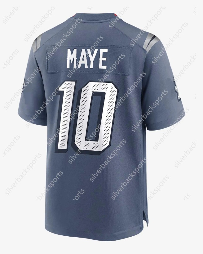 Custom Football Jersey Drake Maye Stefon Diggs Christian Gonzalez 12 Brady Mike Vrabel New Arrivals