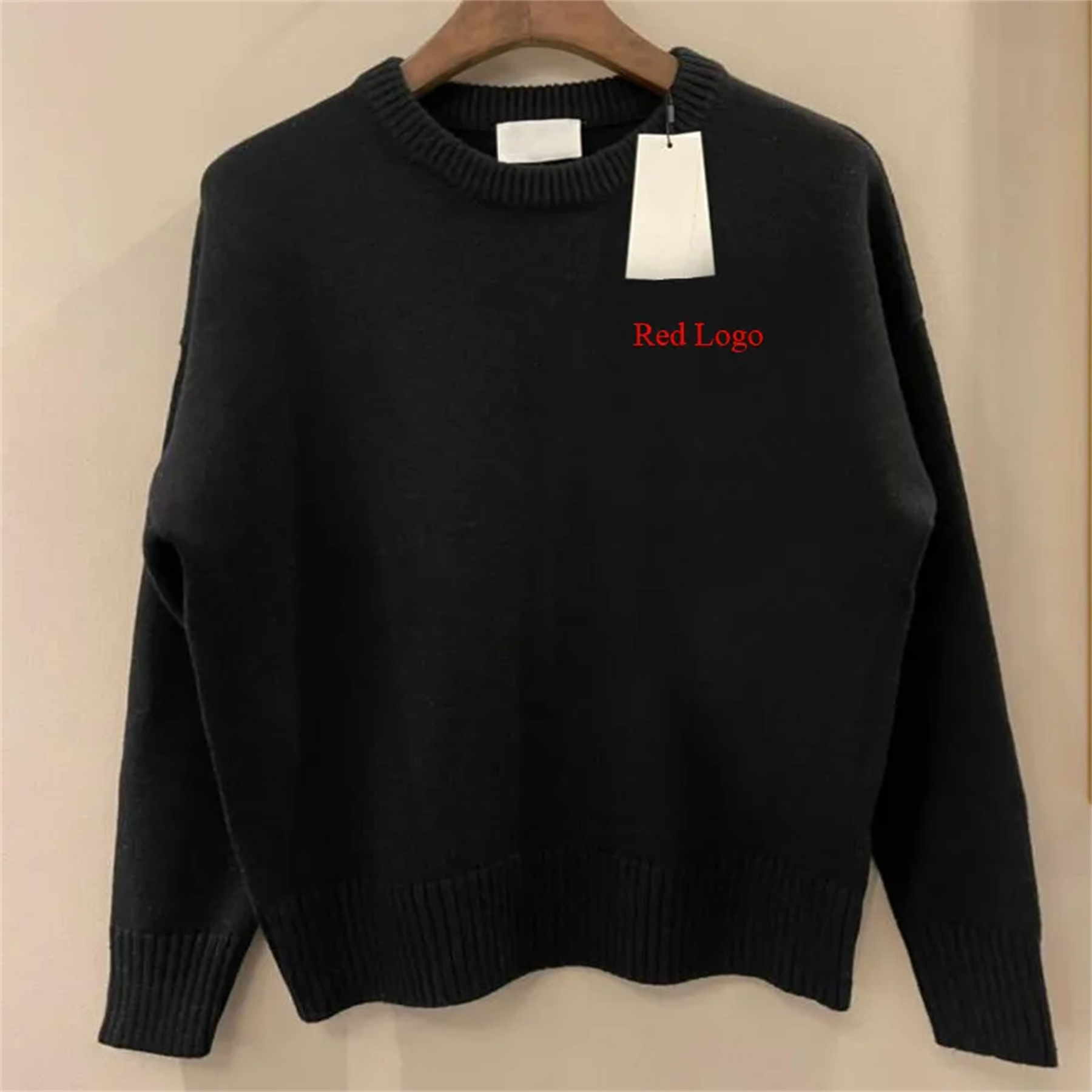 Mens Jumper Designer Sweater Knitted Sweatshirts Paris Fashion Sweat Shirts France High Street Knitwear Crew Neck Pull Hoodie Heart Knit Clothes