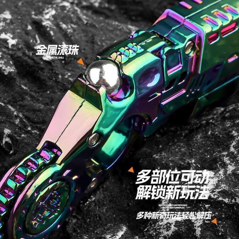 EDC Metal Multi Playability Ratchet Flip Antistress Toy Gun Ejection Shell Stress Relief Fidget Spinner Fidgeting Toys Gifts W250903