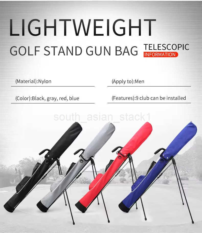 Lightweight Golf Club Bag with Bracket Golf Gun Rack Bags Waterproof Portable Sunday Bag Golf Half Bag QIAB015 Nylon Z250903