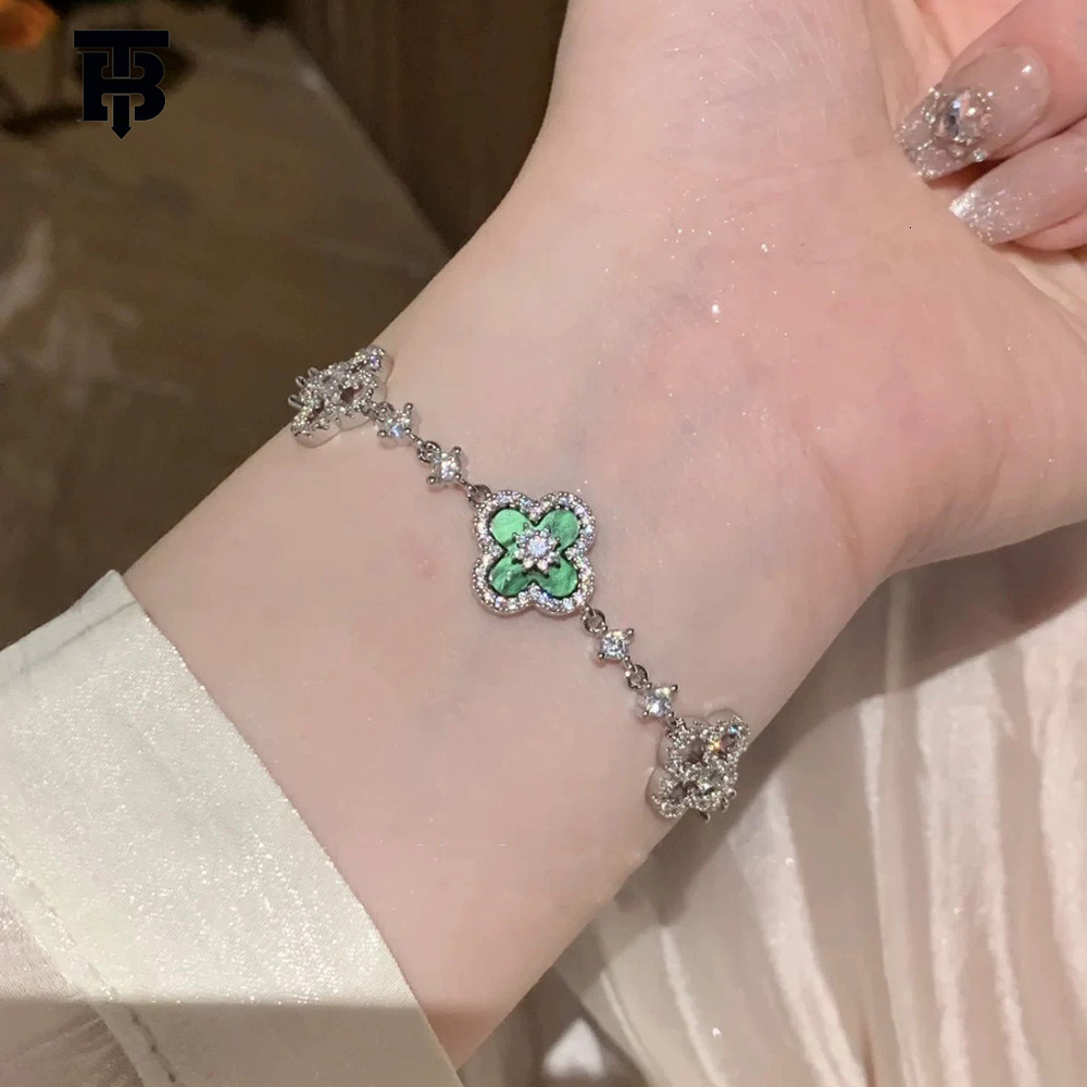 TB BHULAMTE For Women Offers Light Luxury High-end Fashionable Multi-purpose Daily Commuting Zircon Bracelet With A Simple And Niche Design Sense Z260