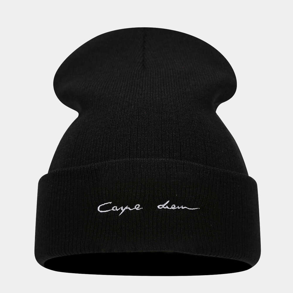 Artistic Cold Hat for Women, New Autumn and Winter Style, Parent-Child Couple Ear Protection Knitted Hat, Small Letter Slouchy Beanie