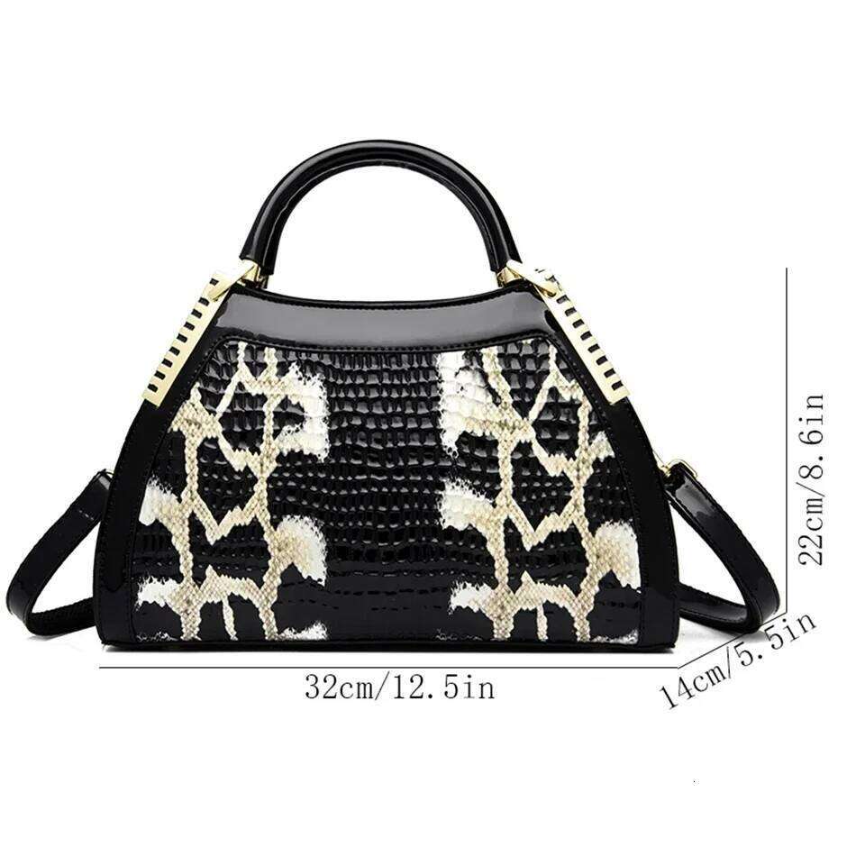 2024 High Quality Brand Designer Leather Crossbody Bags For Women Serpentine Shoulder Tote Bag Ladies Purses And Handbags