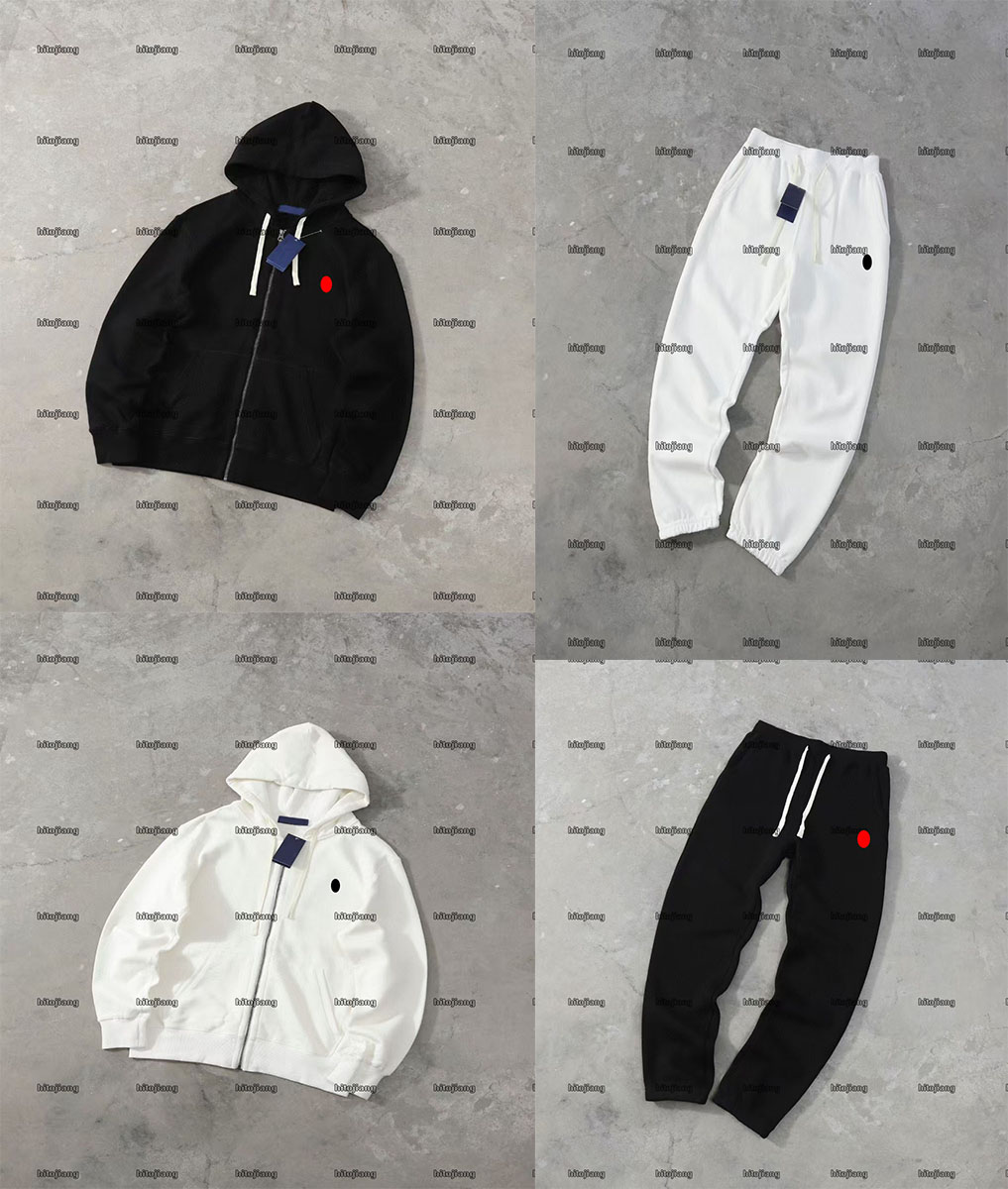 Men's jumper Designer Unisex Cotton Hoodie-Zip-Up Grey Pullover with Long Sleeves and Pocket Detail