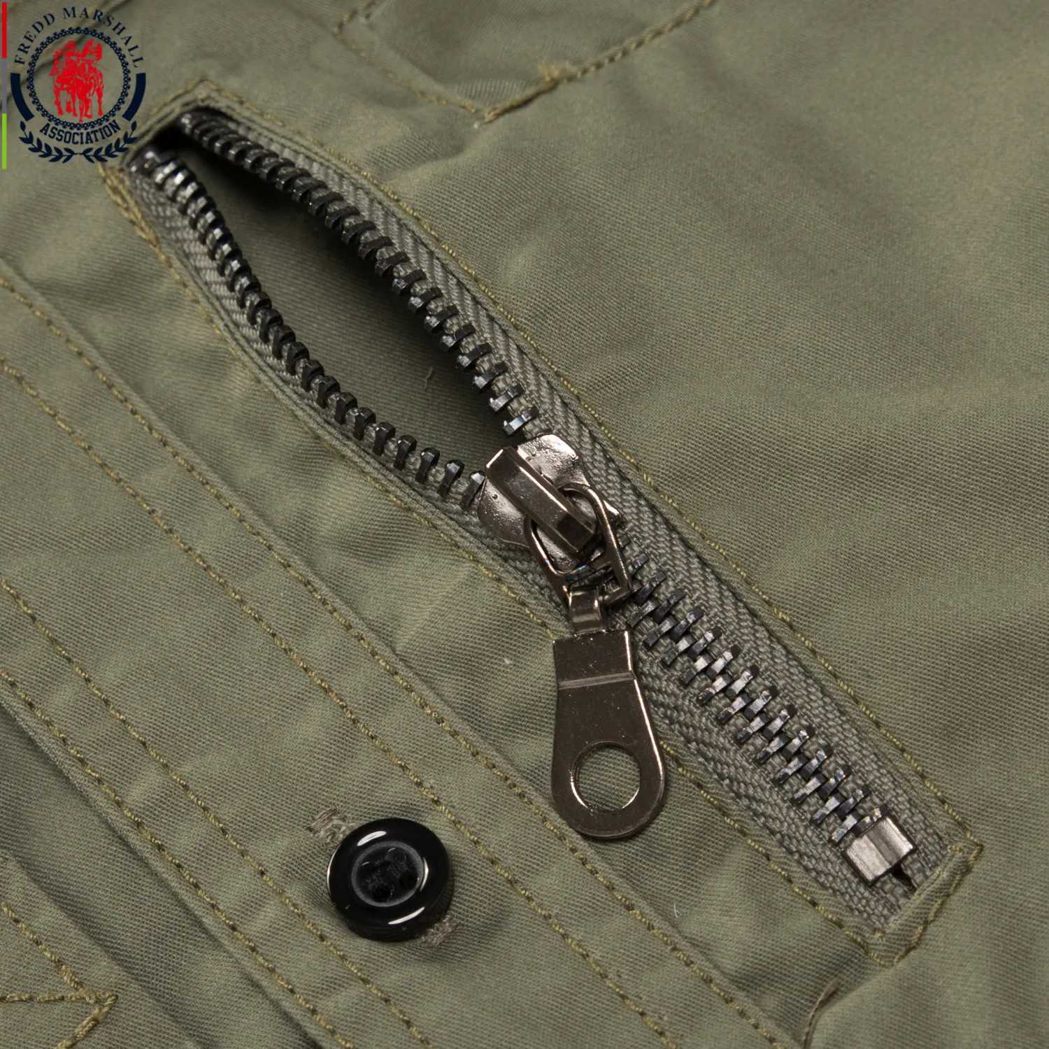 Fredd Marshall 2023 Fashion Military Shirt Long Sleeve Multipocket Casual Shirts Brand Clothes Army Green Camisa Masculina 117 X250903