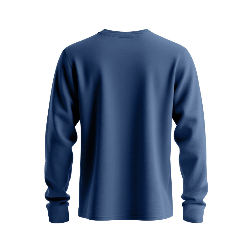 2025 New Man Henley T Shirt Casual Fashion Plain Color Long sleeve High Quality Slim Polo Shirt Men Gym Fitness T-shirt European size: S-3XL