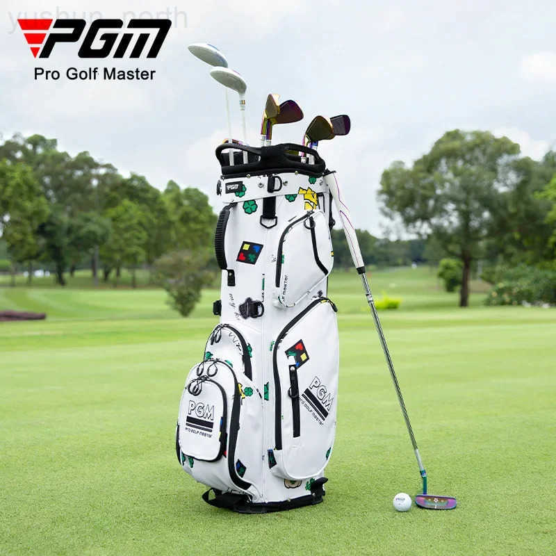 Men Women Golf Stand Bags Ultralight Nylon Graffiti Bag Large Capacity Training Accessory Holds 14 Clubs 27kg QB111 M250903